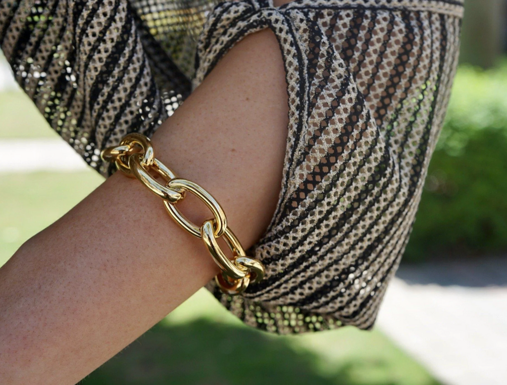 Maci Link Cuff Jewelry Sahira   