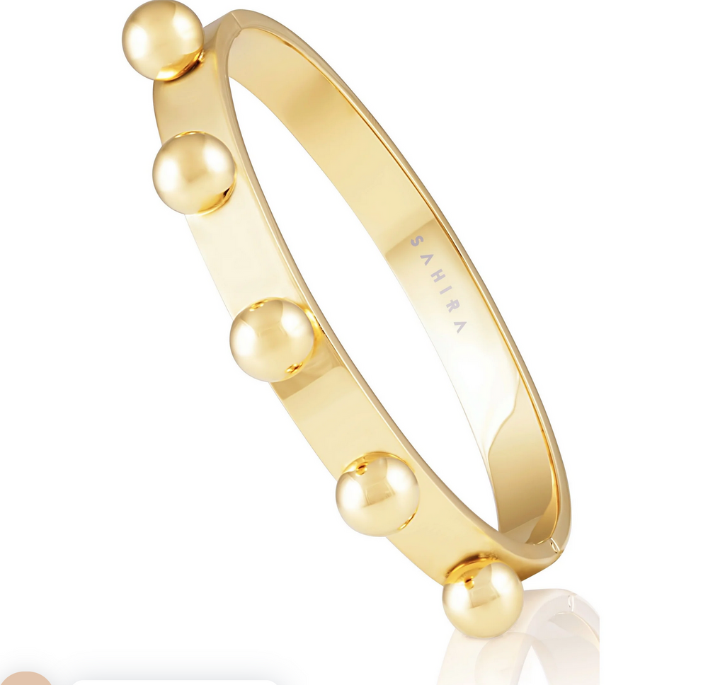 Aliya Beaded Bracelet Jewelry Sahira Gold  