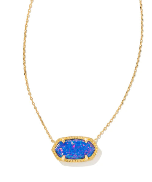Elisa Opal Necklace Jewelry Kendra Scott Gold Indigo Opal  