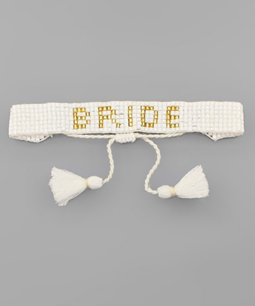 Bead String Bracelet Jewelry Golden Stella Bride  