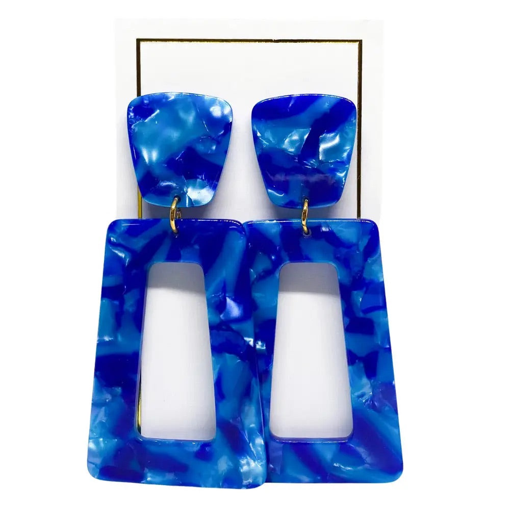Kennedy Earring Jewelry Peacocks & Pearls Cobalt  