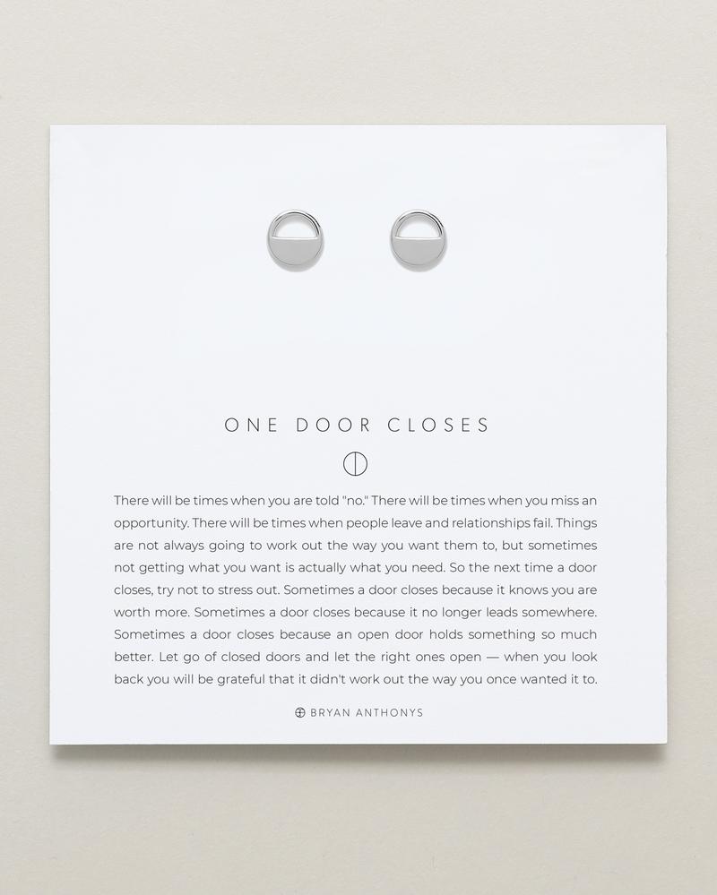 One Door Closes Studs Jewelry Bryan Anthony's Silver  