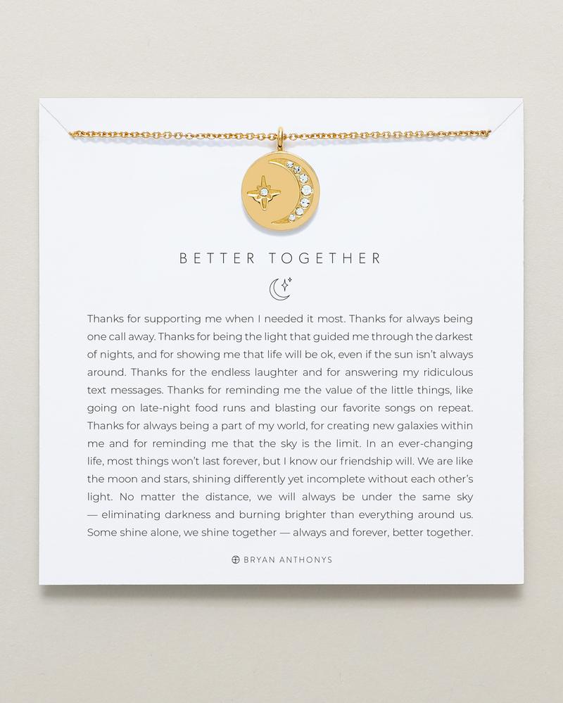 Better Together Necklace Jewelry Bryan Anthony's Gold  
