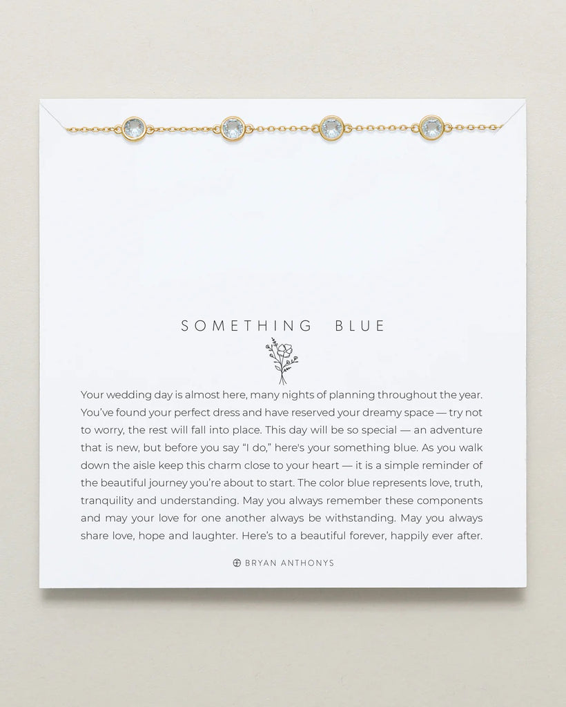 Something Blue Necklace Jewelry Bryan Anthony's   