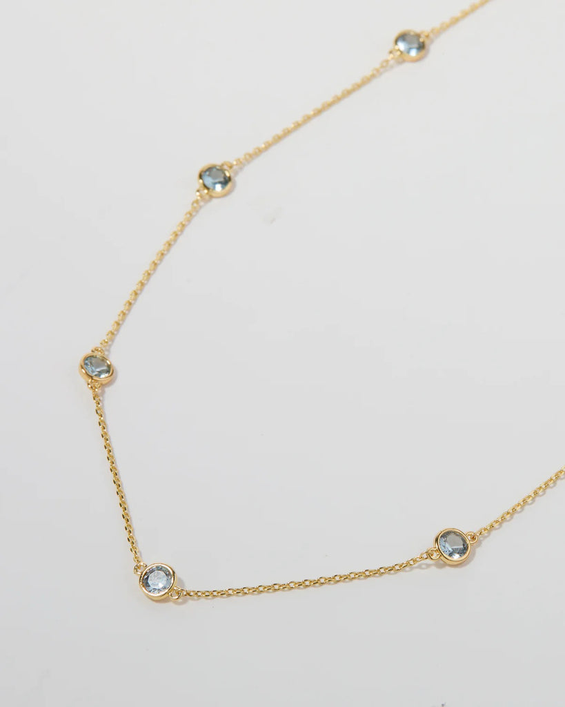 Something Blue Necklace Jewelry Bryan Anthony's Gold  