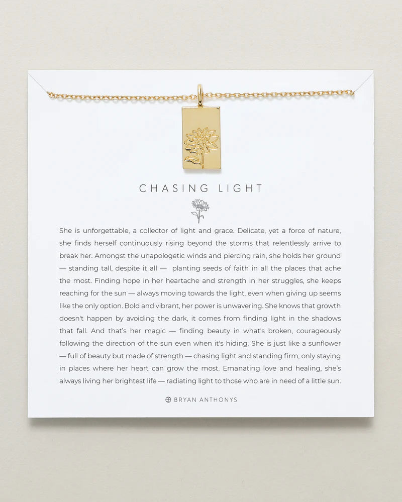 Chasing Light Necklace Jewelry Bryan Anthony's Gold  