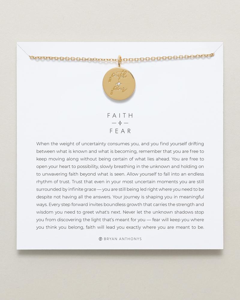 Faith Over Fear Jewelry Bryan Anthony's Gold  