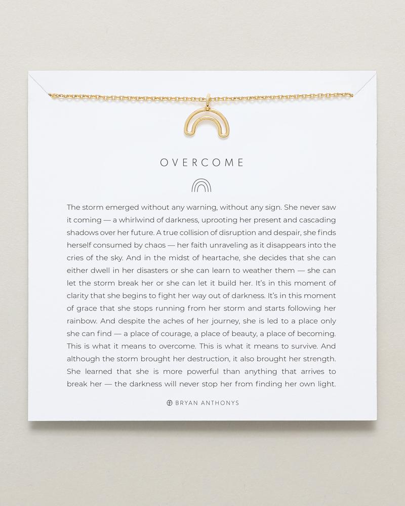 Overcome Necklace Jewelry Bryan Anthony's Gold  