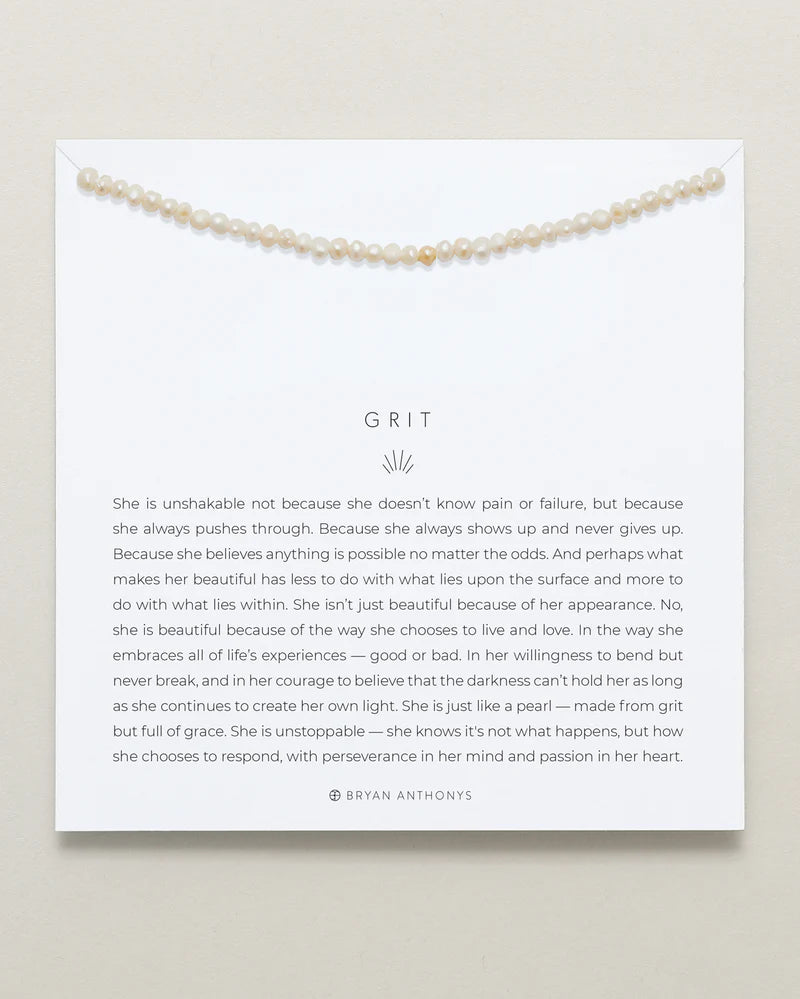 Grit Seed Pearl Necklace Jewelry Bryan Anthony's Sterling Silver  