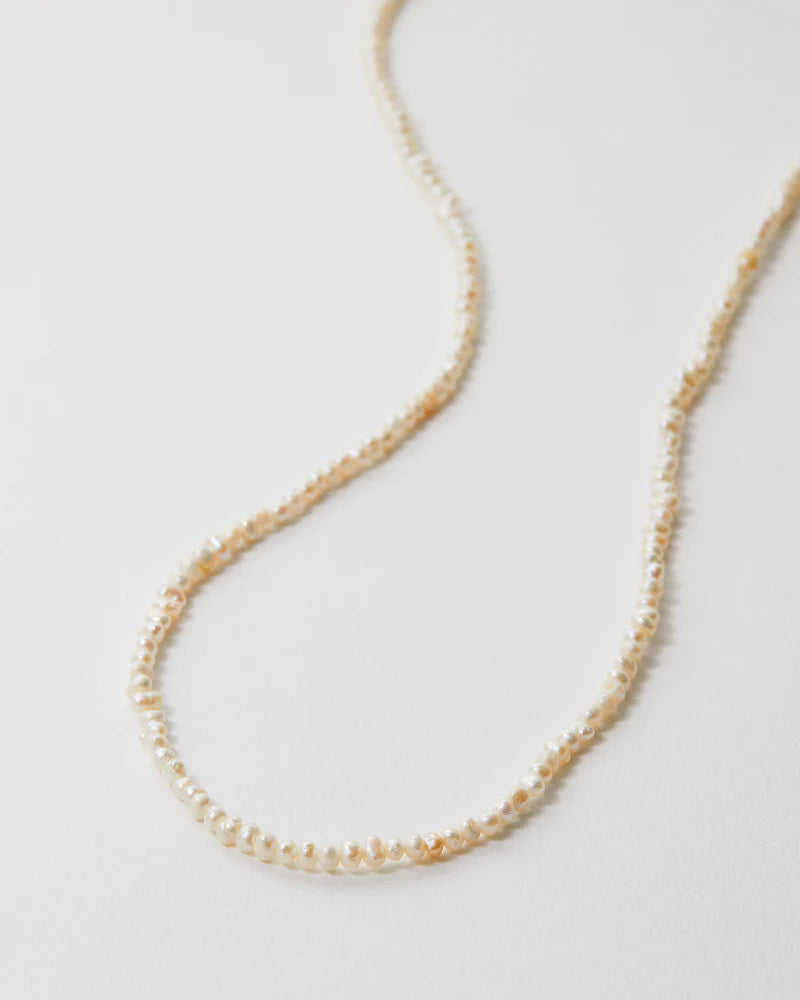 Grit Seed Pearl Necklace Jewelry Bryan Anthony's   