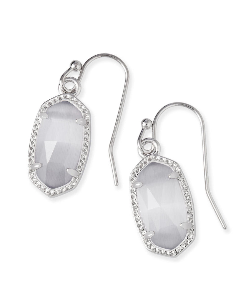 Lee Earring Jewelry Kendra Scott Silver Slate Cats Eye  