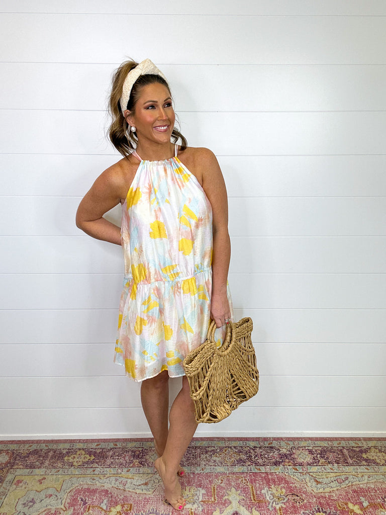 The Agathe Dress Clothing Peacocks & Pearls White XS 