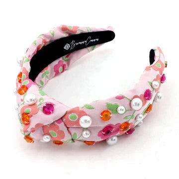 Daisy Headband Accessories Peacocks & Pearls   