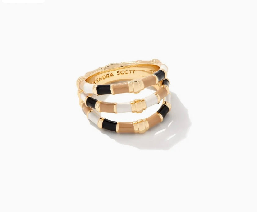 Essie Triple Band Ring Jewelry Kendra Scott Neutral Mix 6 