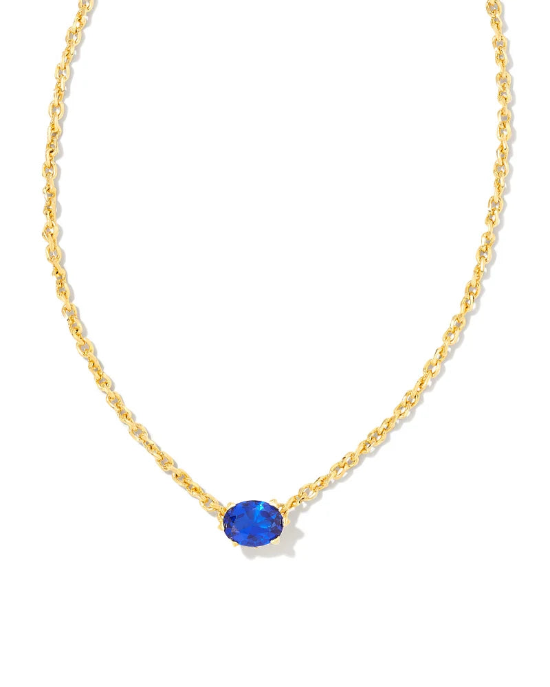 Cailin Pendant Jewelry Kendra Scott Gold Blue Crystal  