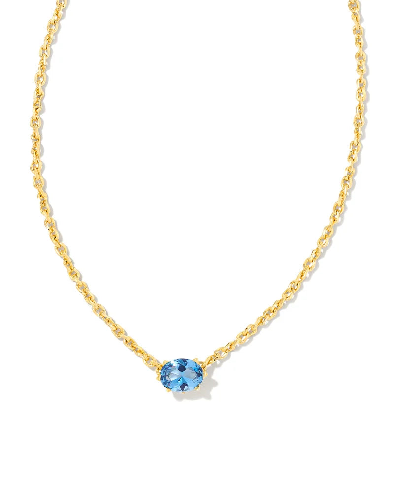 Cailin Pendant Jewelry Kendra Scott Gold Blue Violet Crystal  