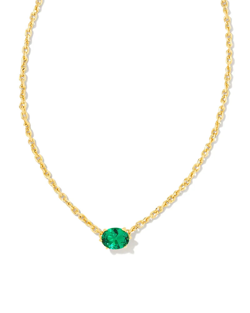 Cailin Pendant Jewelry Kendra Scott Gold Green Crystal  