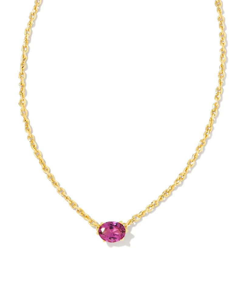 Cailin Pendant Jewelry Kendra Scott Gold Purple Crystal  