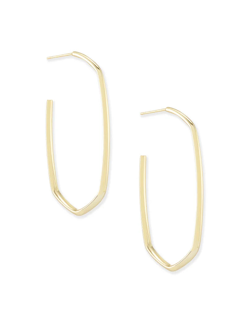 Danielle Hoop Jewelry Kendra Scott Gold  