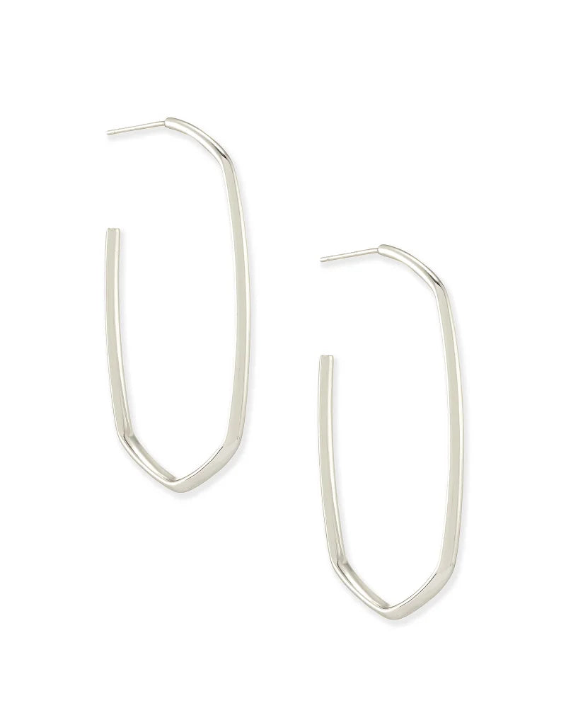 Danielle Hoop Jewelry Kendra Scott Silver  