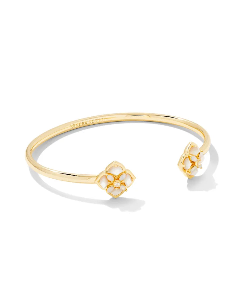 Dira Stone Cuff Jewelry Kendra Scott Gold Ivory Mix  