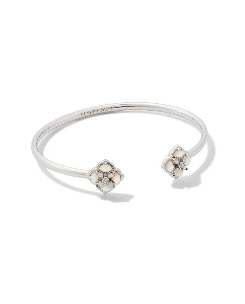 Dira Stone Cuff Jewelry Kendra Scott Silver Ivory Mix  