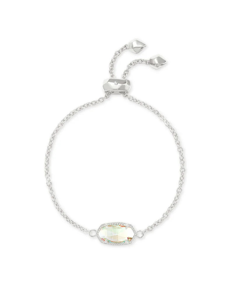 Elaina Bracelet Jewelry Kendra Scott Silver Dichroic Glass  