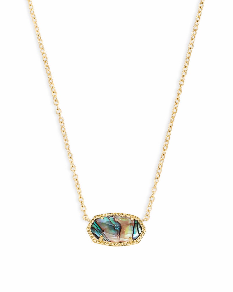 Elisa Necklace Jewelry Kendra Scott Gold Abalone Shell  