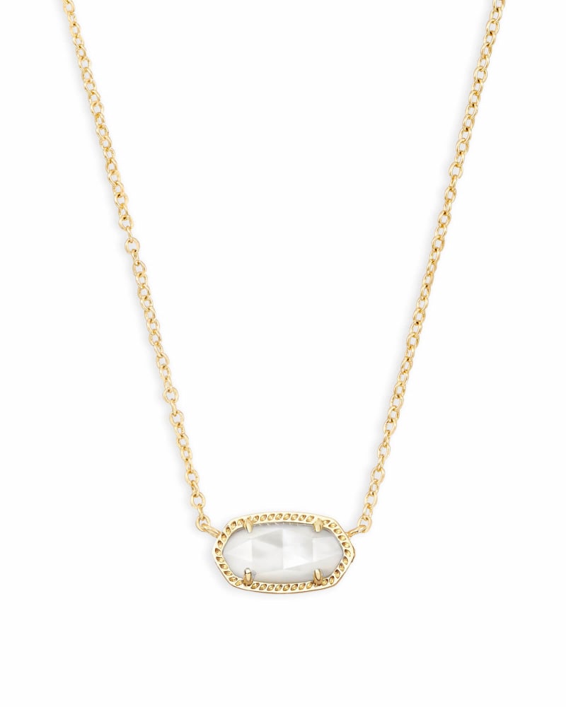 Elisa Necklace Jewelry Kendra Scott Gold Ivory Mother of Pearl  