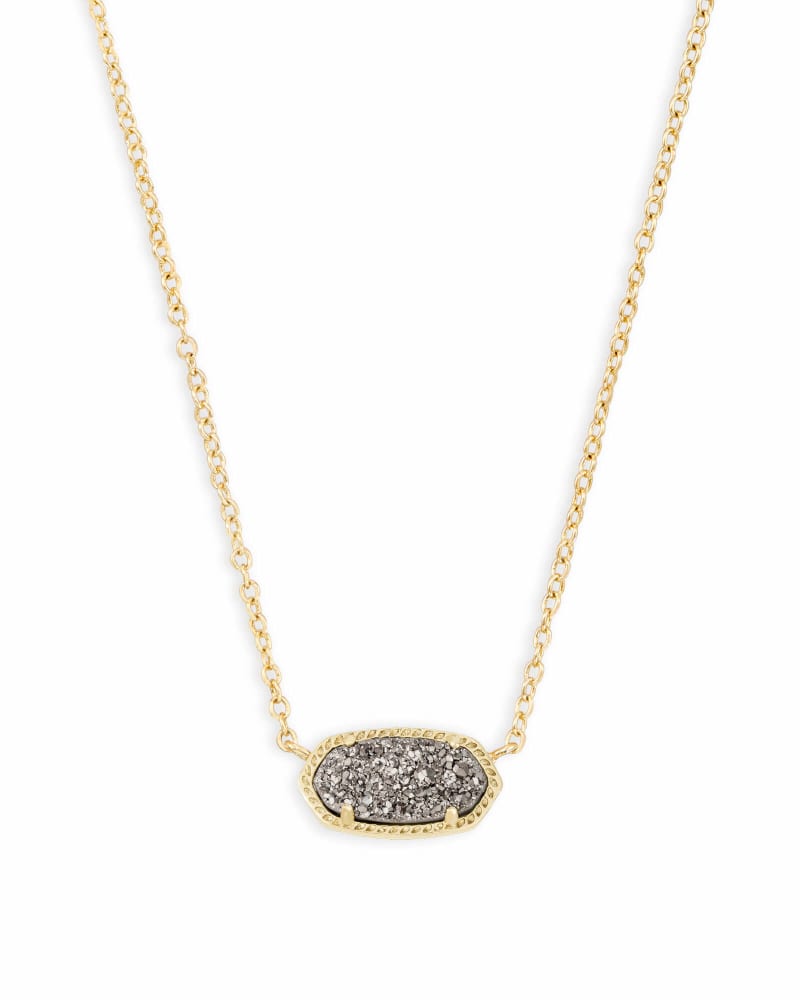 Elisa Drusy Necklace Jewelry Kendra Scott Gold Platinum Drusy  