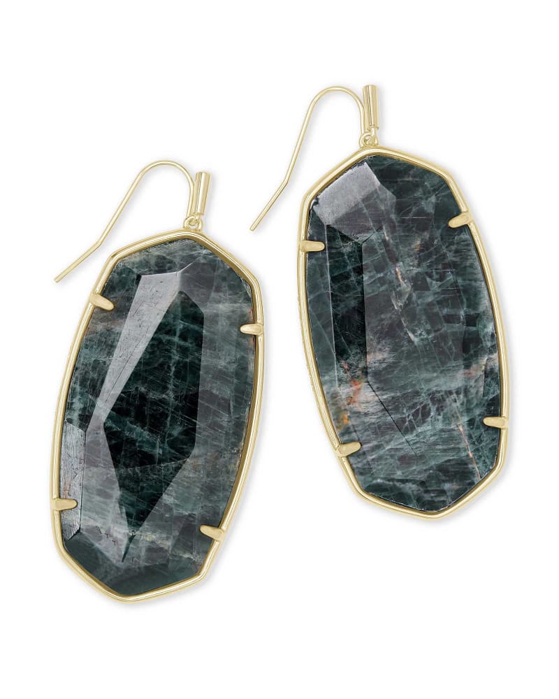 Danielle Earring Jewelry Kendra Scott Gold Green Apatite  
