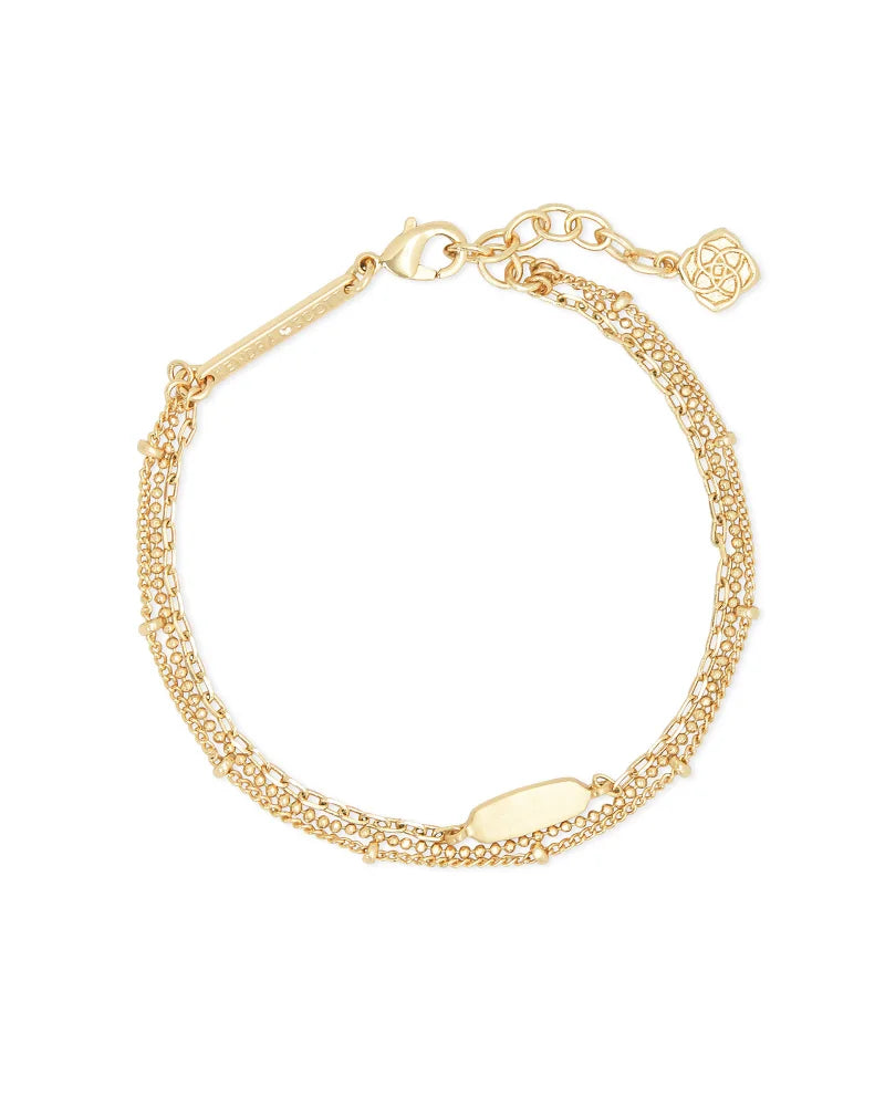 Fern Multi Strand Bracelet Jewelry Kendra Scott Gold  