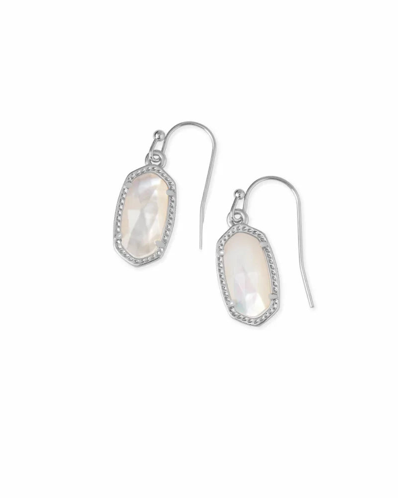 Lee Earring Jewelry Kendra Scott Silver Mother of Pearl  