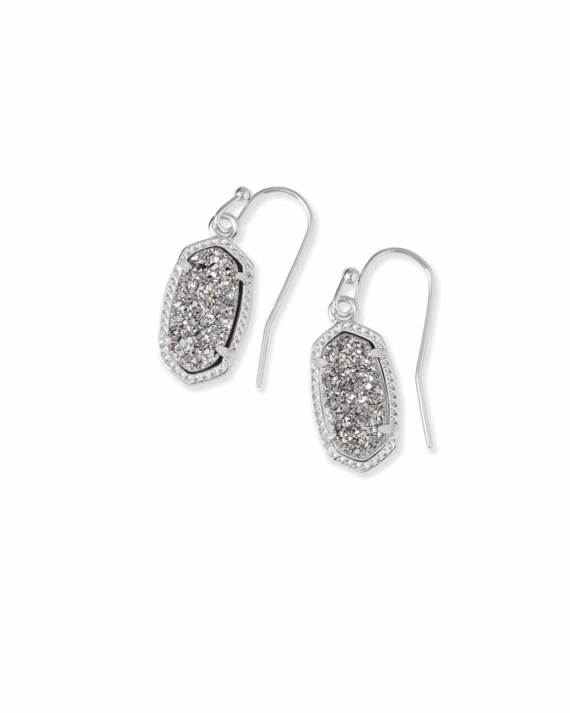 Lee Drusy Earring Jewelry Kendra Scott Silver Platinum Drusy  