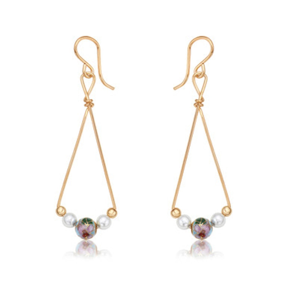 My Whole World Earrings Jewelry Ronaldo Gold  