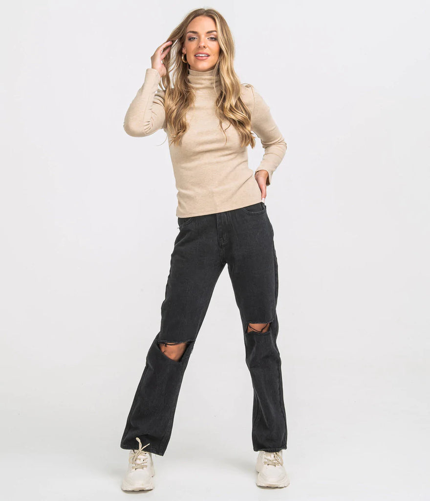 Buttery Soft Turtleneck Clothing Southern Shirt   